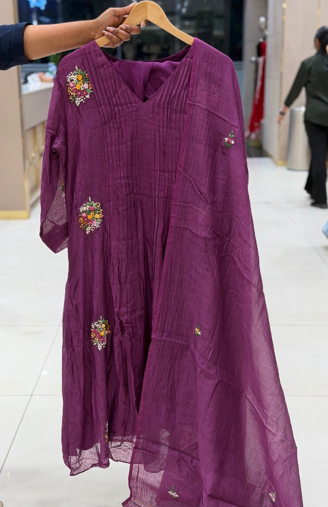 PARTY WEAR TOP,BOTTOM AND DUPATTA - IHA 35423