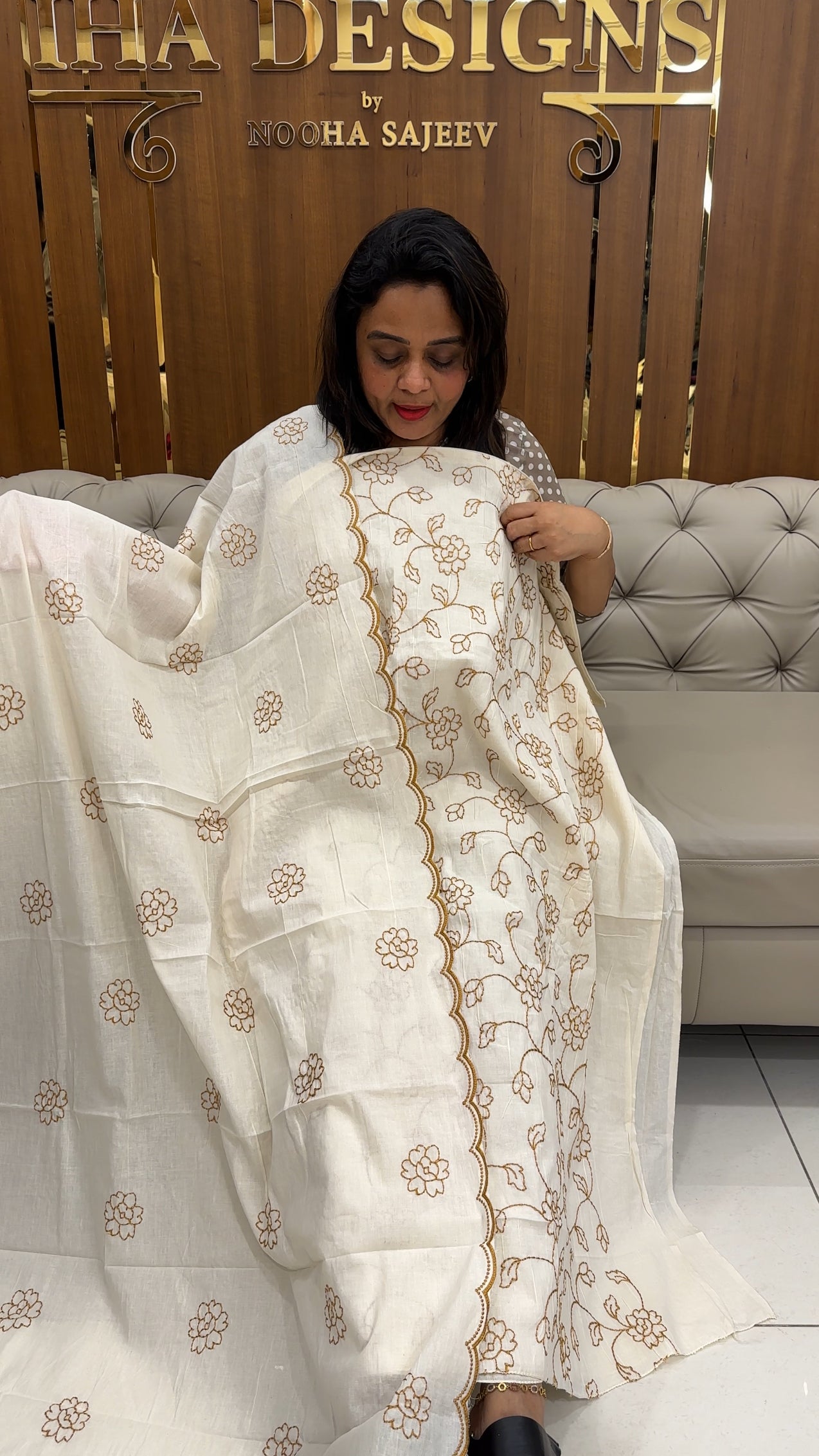 MUL MUL COTTON UNSTITCHED SALWAR SUITS - IHA 25328