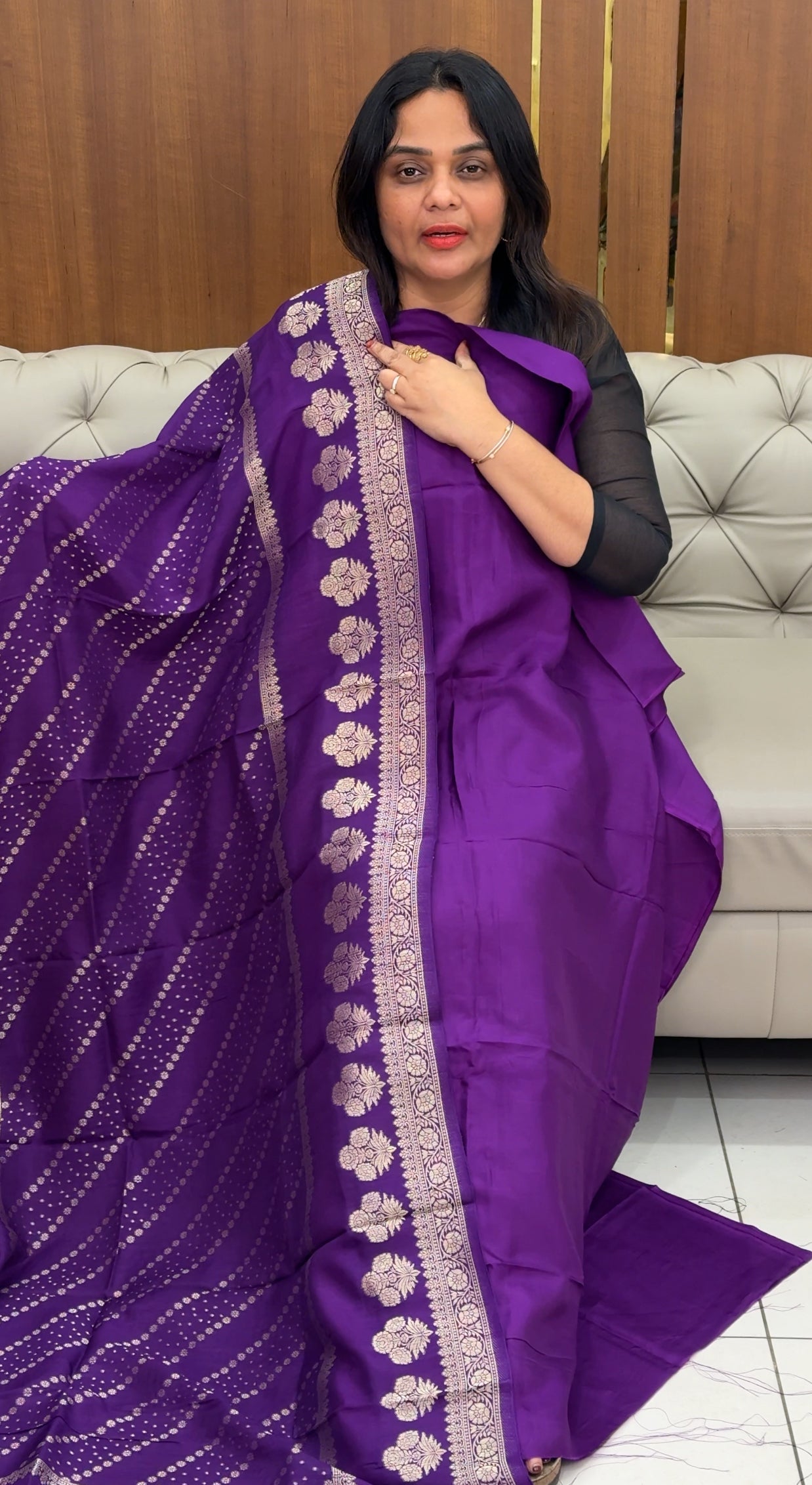 IHA'S IN-HOUSE SILK BANARASI UNSTITCHED SALWAR SUITS - IHA 30660