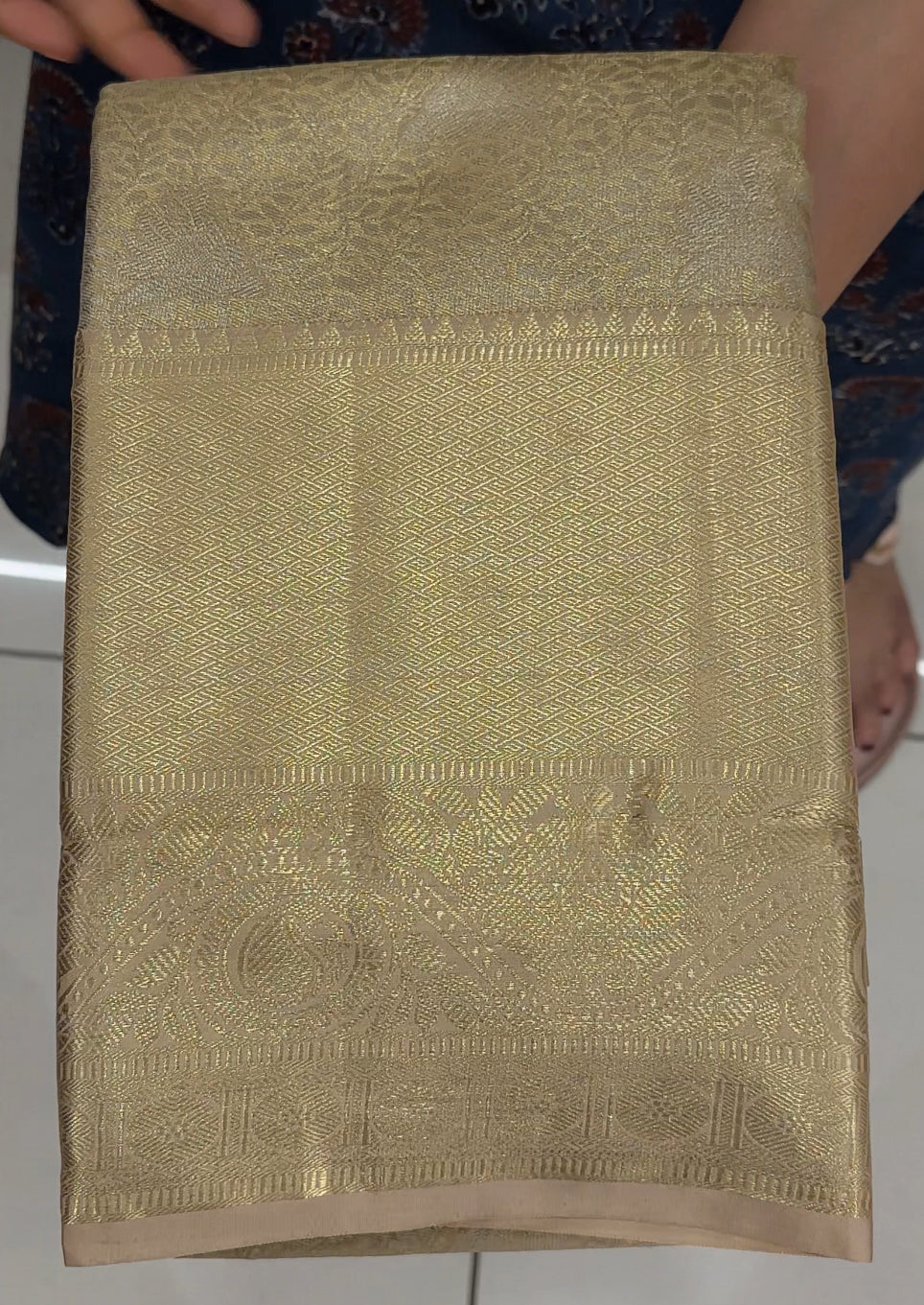 BROCADE KANCHIPURAM SILK SAREES - IHA 26936