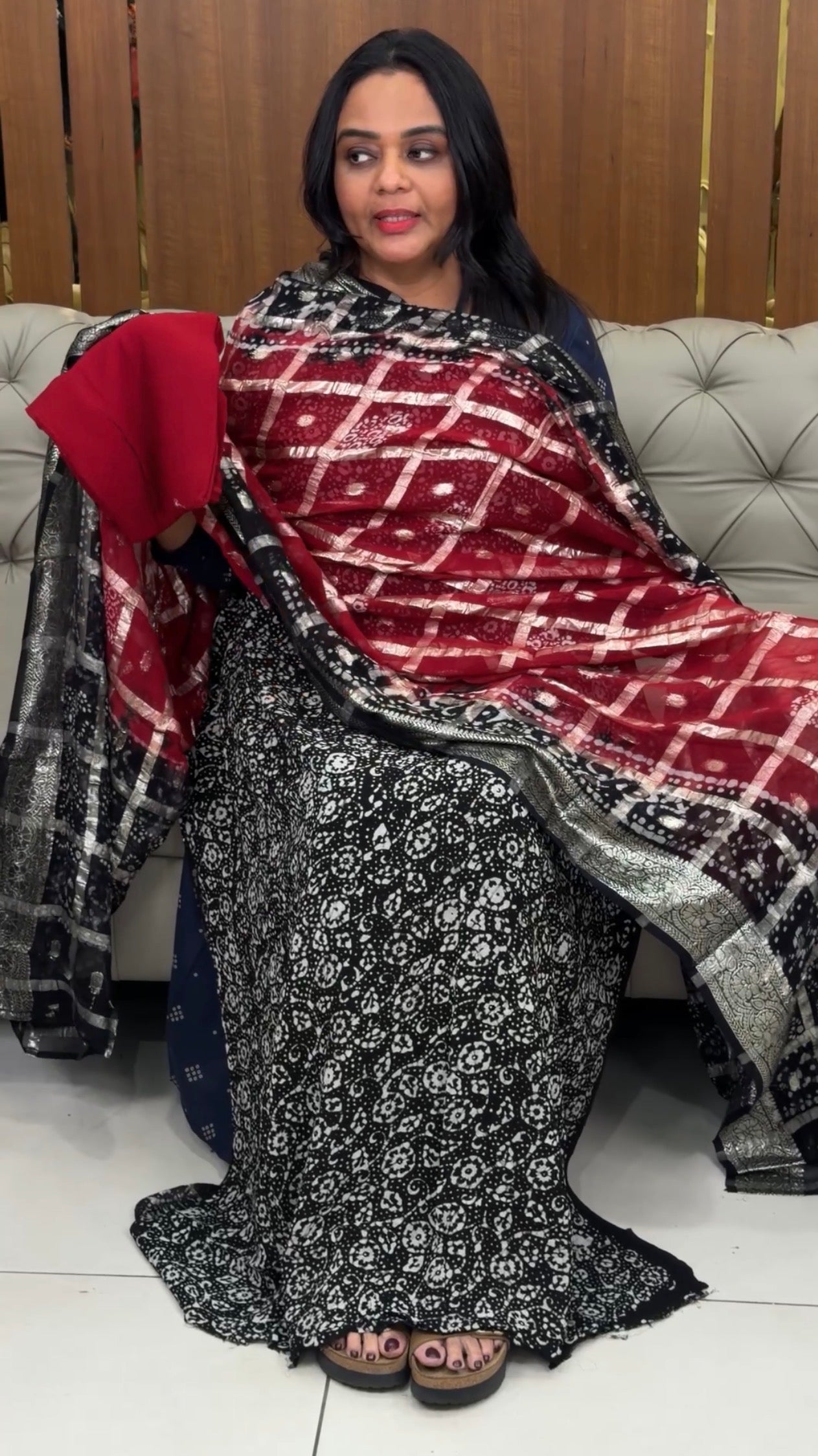 BATIK PRINTED UNSTITCHED SALWAR SUITS - IHA 32601