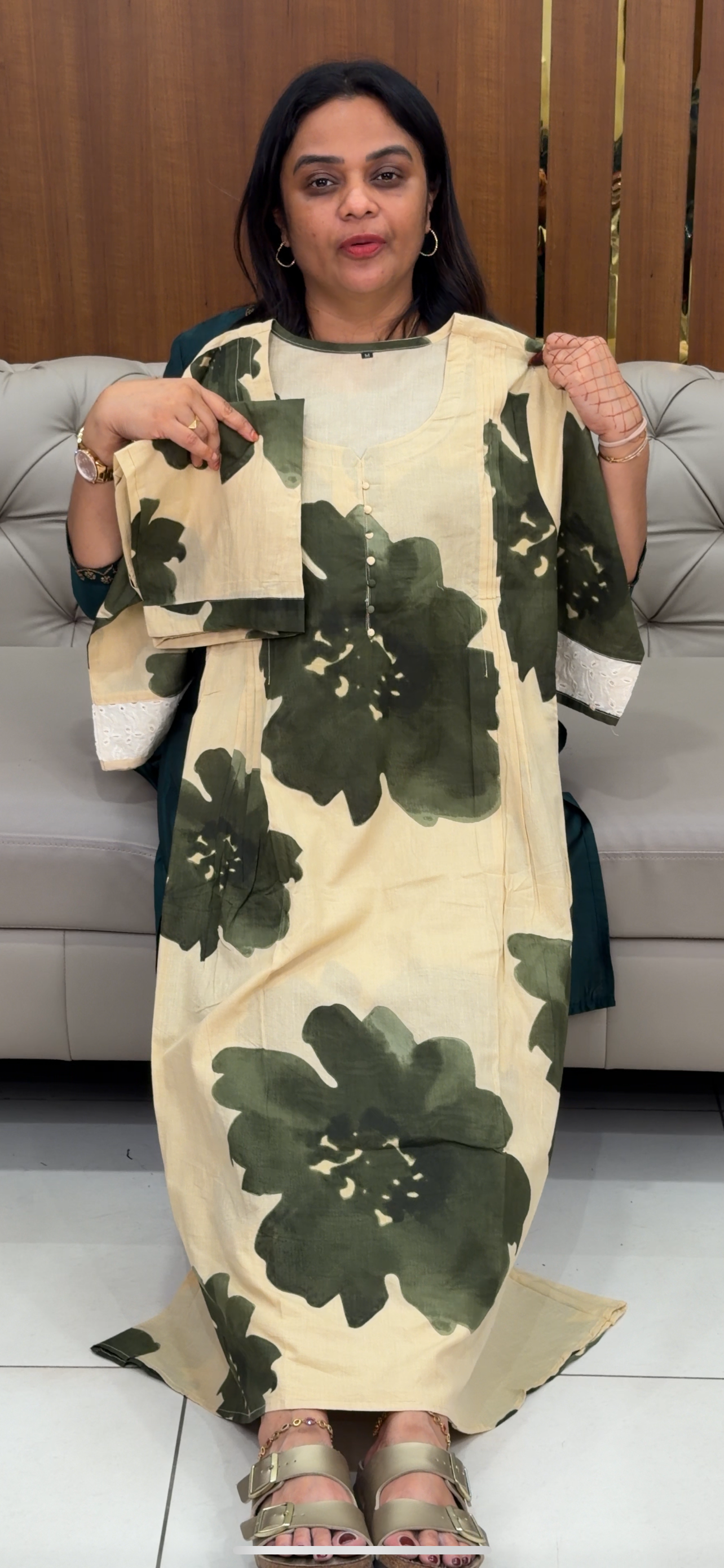 COTTON ALINE TOP AND BOTTOM - IHA 30381