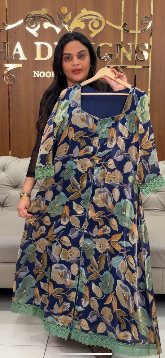 IHA'S IN-HOUSE PRINTED ALINE TOPS - IHA 30601