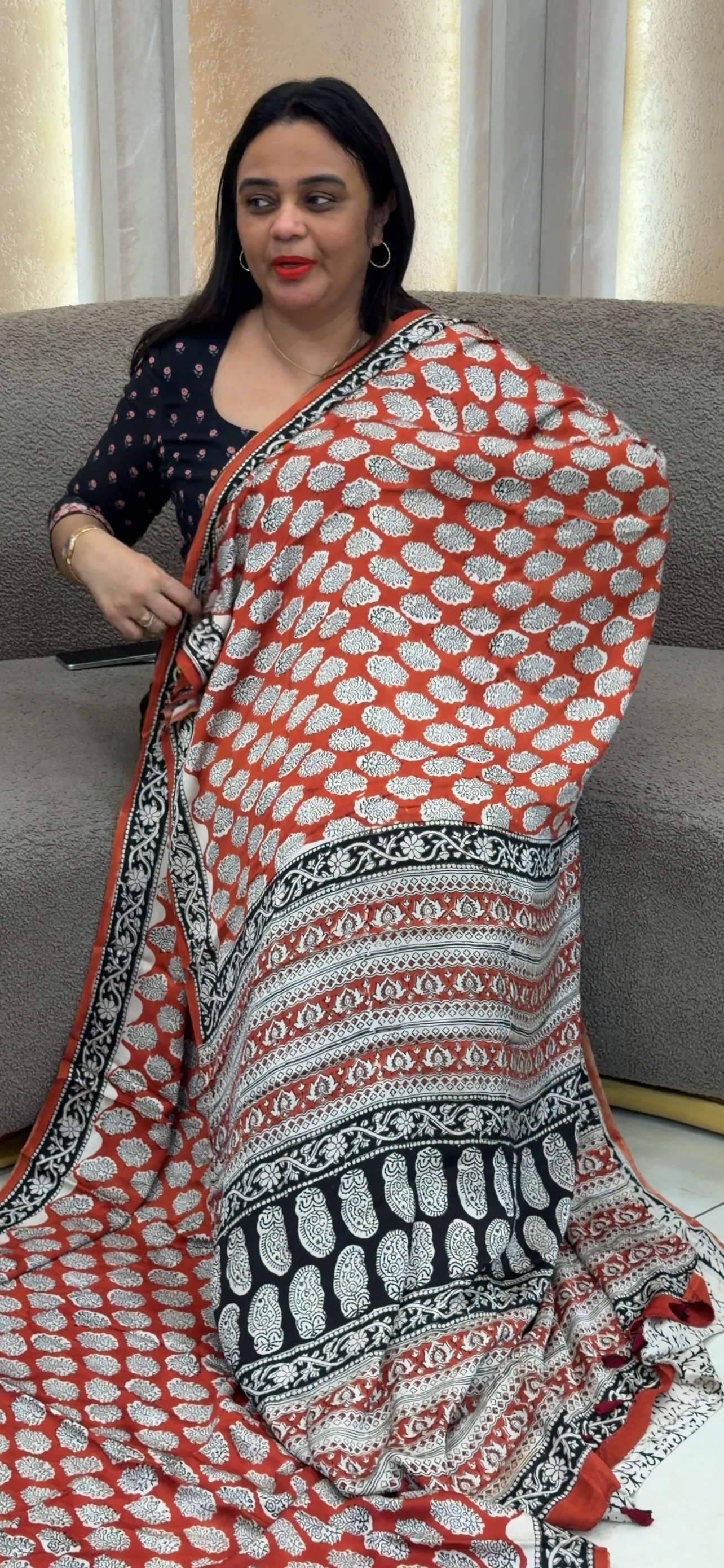 MODAL SILK SAREES - IHA 33390