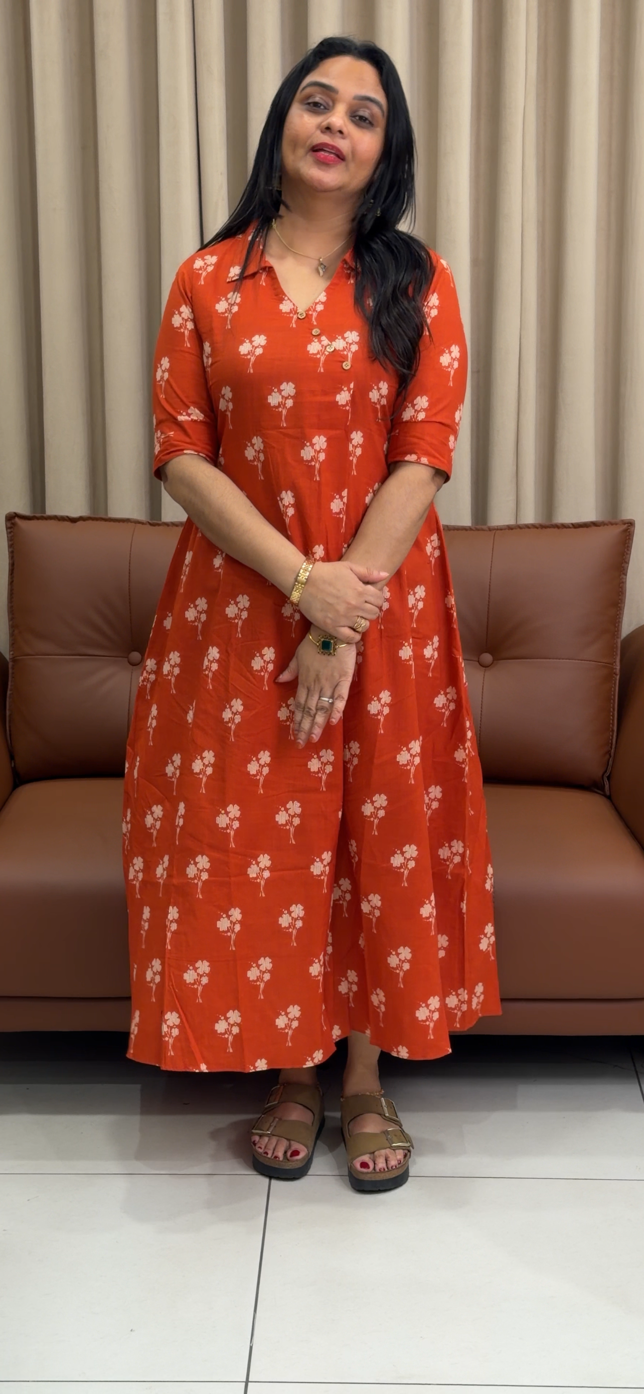 IHA'S IN-HOUSE LONG ALINE TOPS - IHA 33615