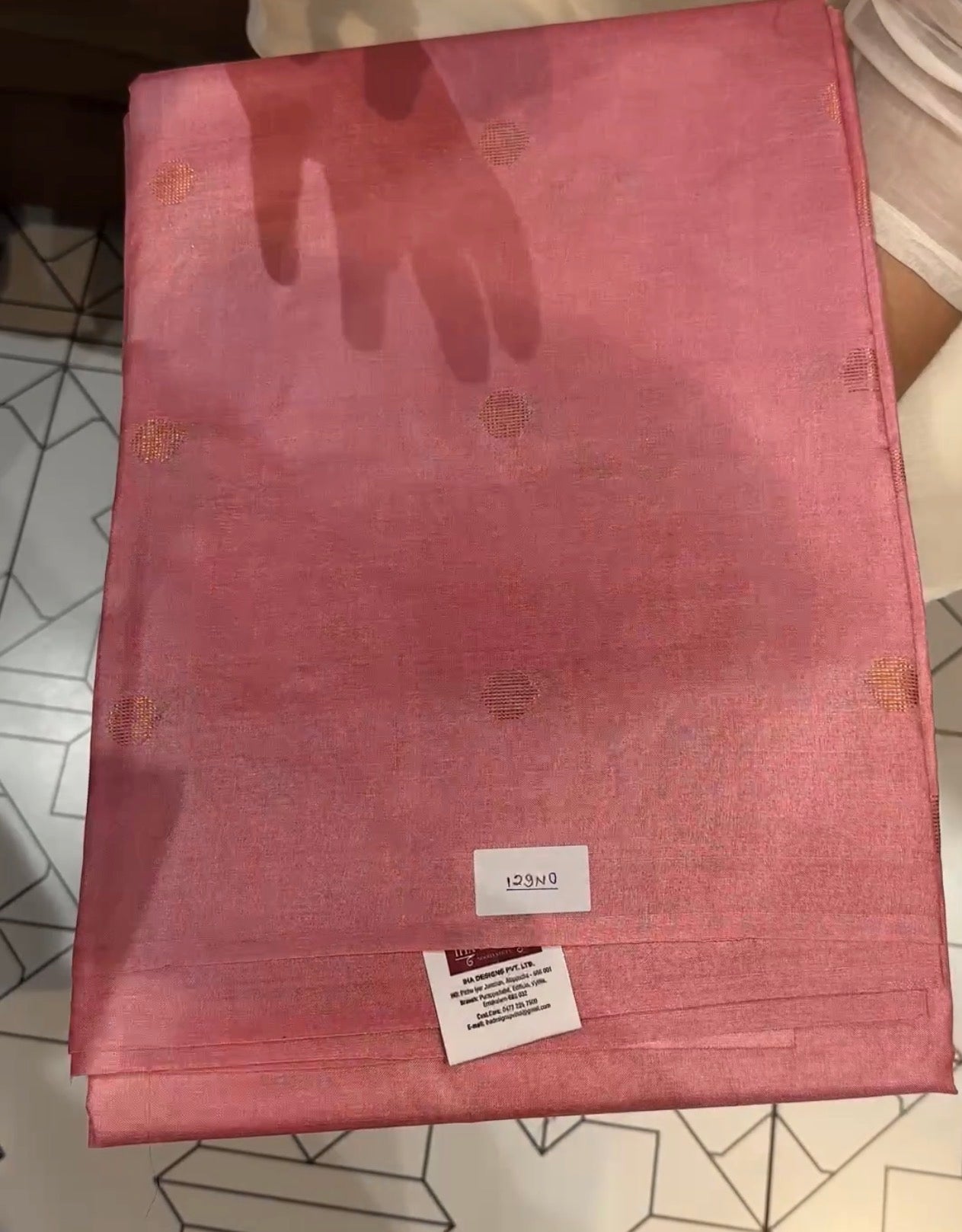 HANDLOOM TUSSUR SILK SAREES - IHA 31571