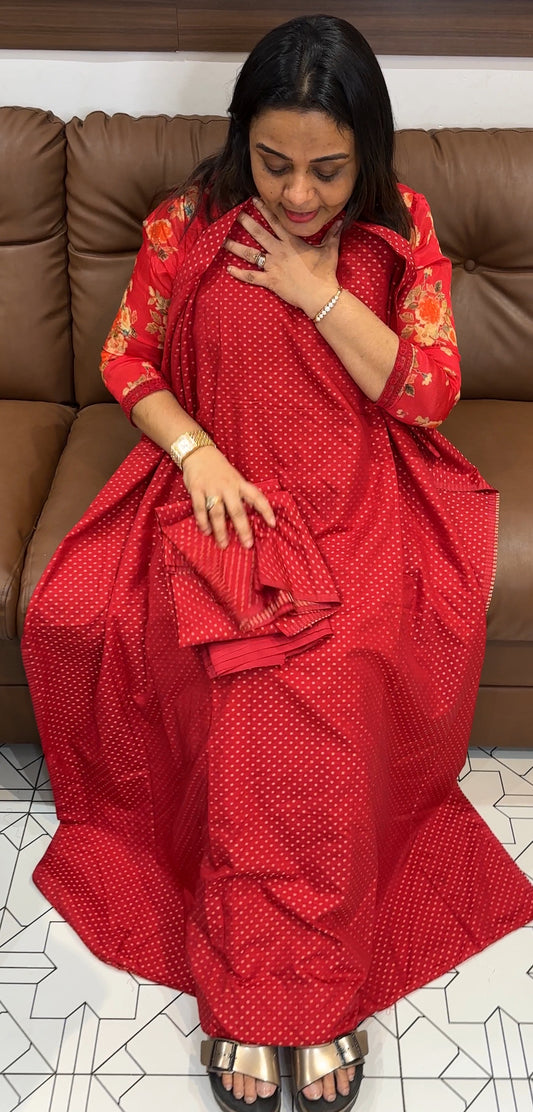 BANARASI UNSTITCHED SALWAR SUITS - IHA 24055