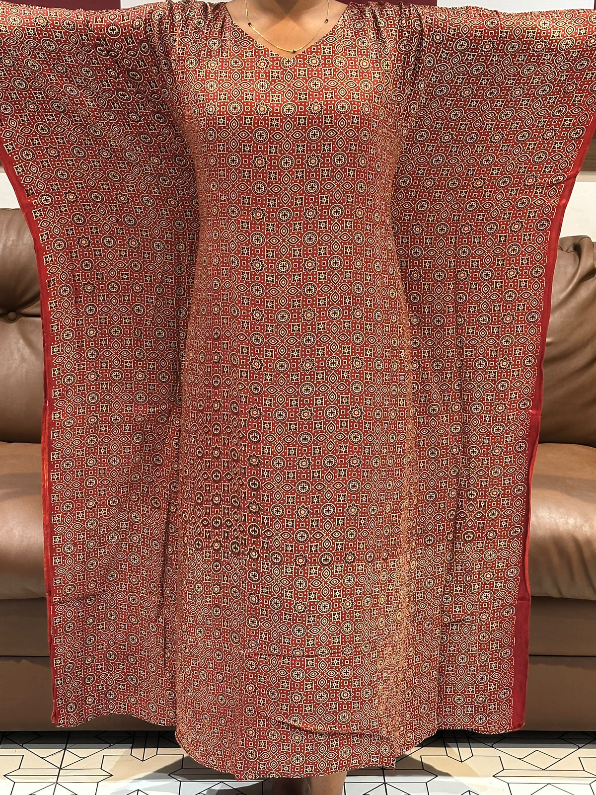 PRINTED KAFTAN TOPS - IHA 35860