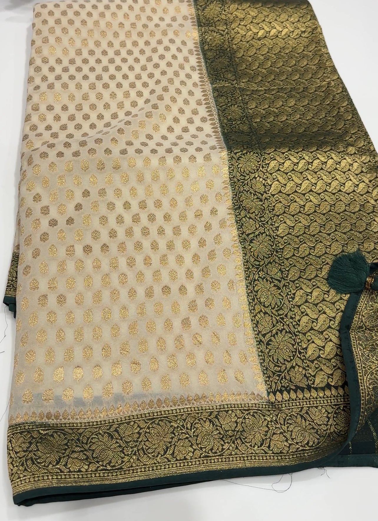 KHADDI BANARASI SAREES - IHA 17211