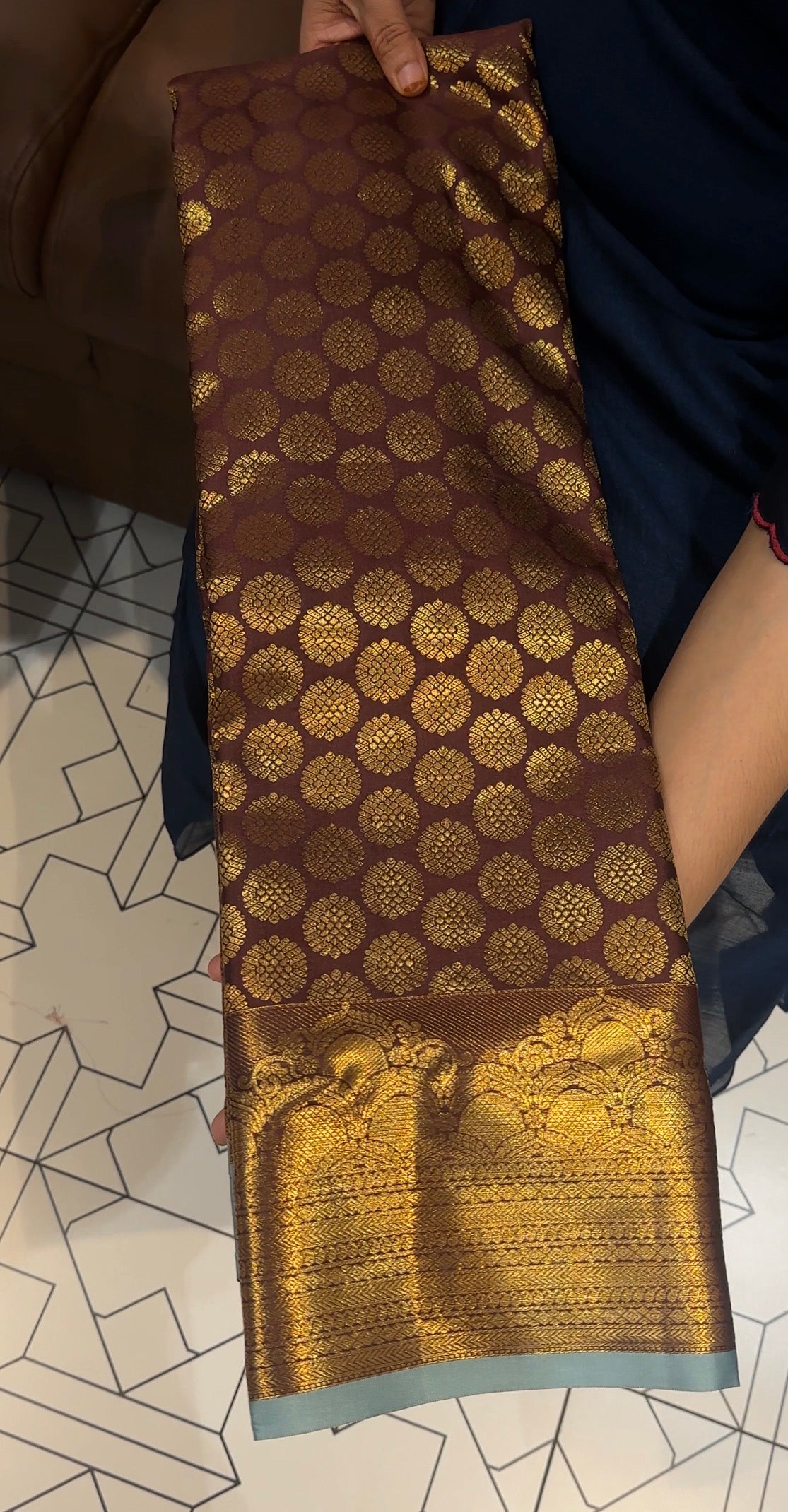 DESIGNER BROCADE SILK SAREES - IHA 32875