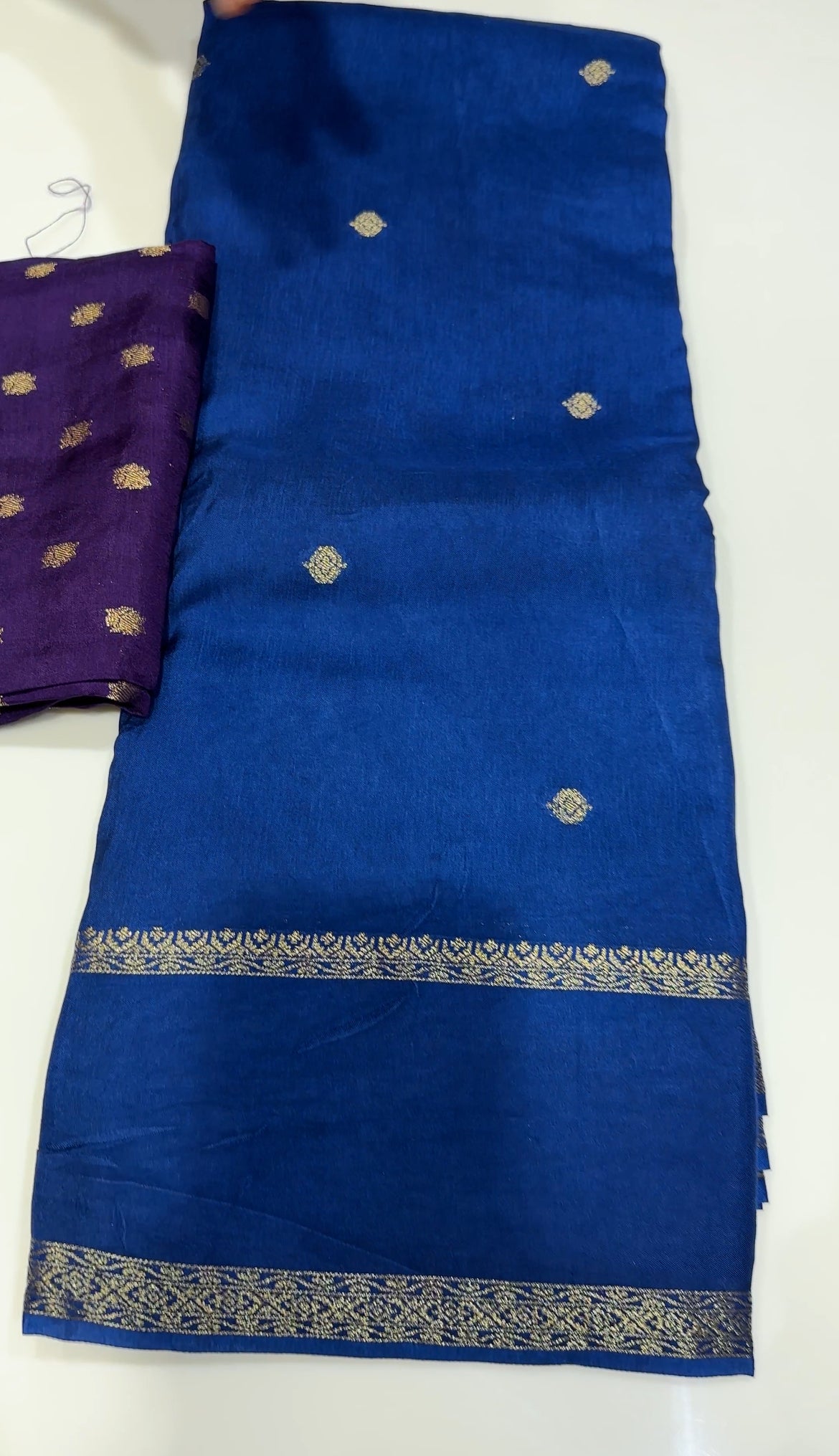 SEMI BANARASI SAREE - IHA 17945