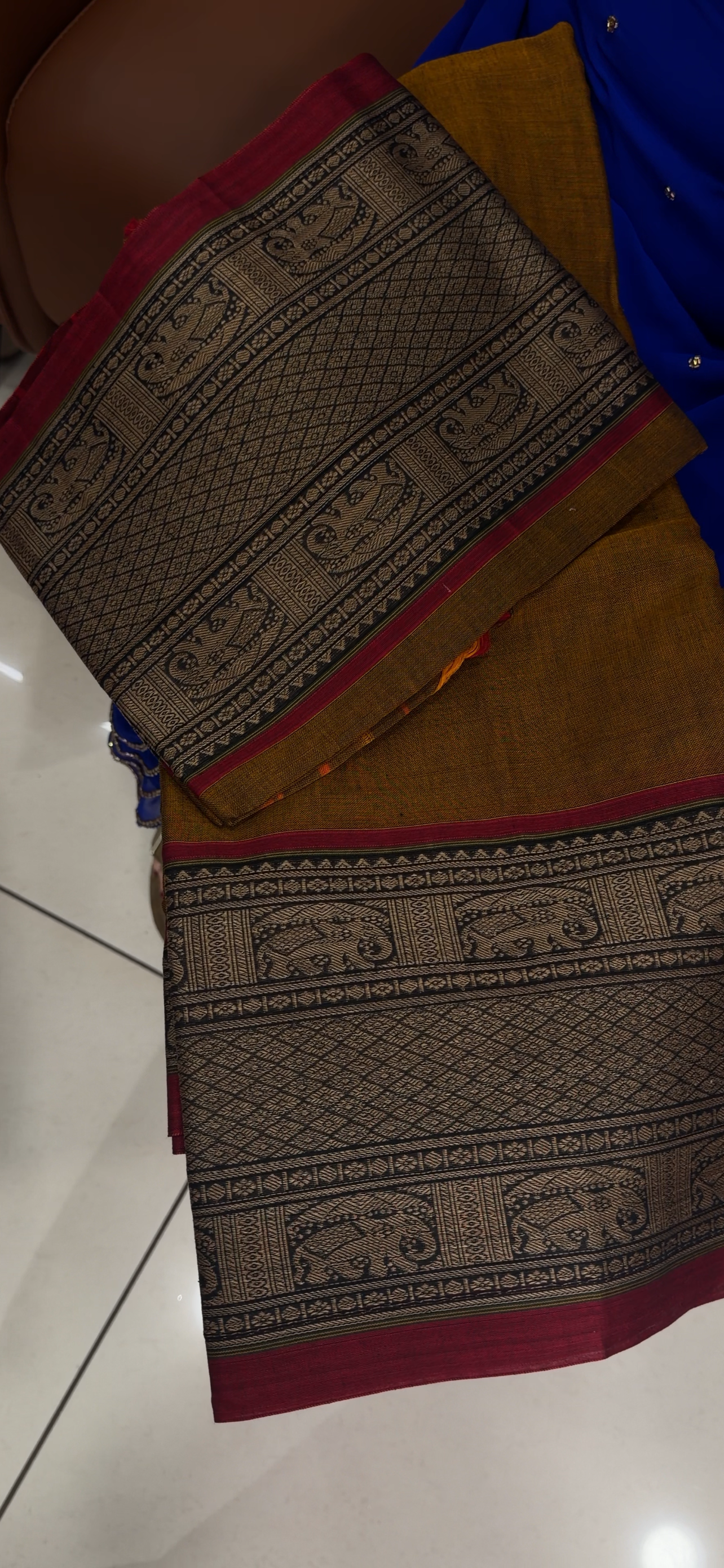 HANDLOOM UNSTITCHED  SALWAR SUITS - IHA 33771
