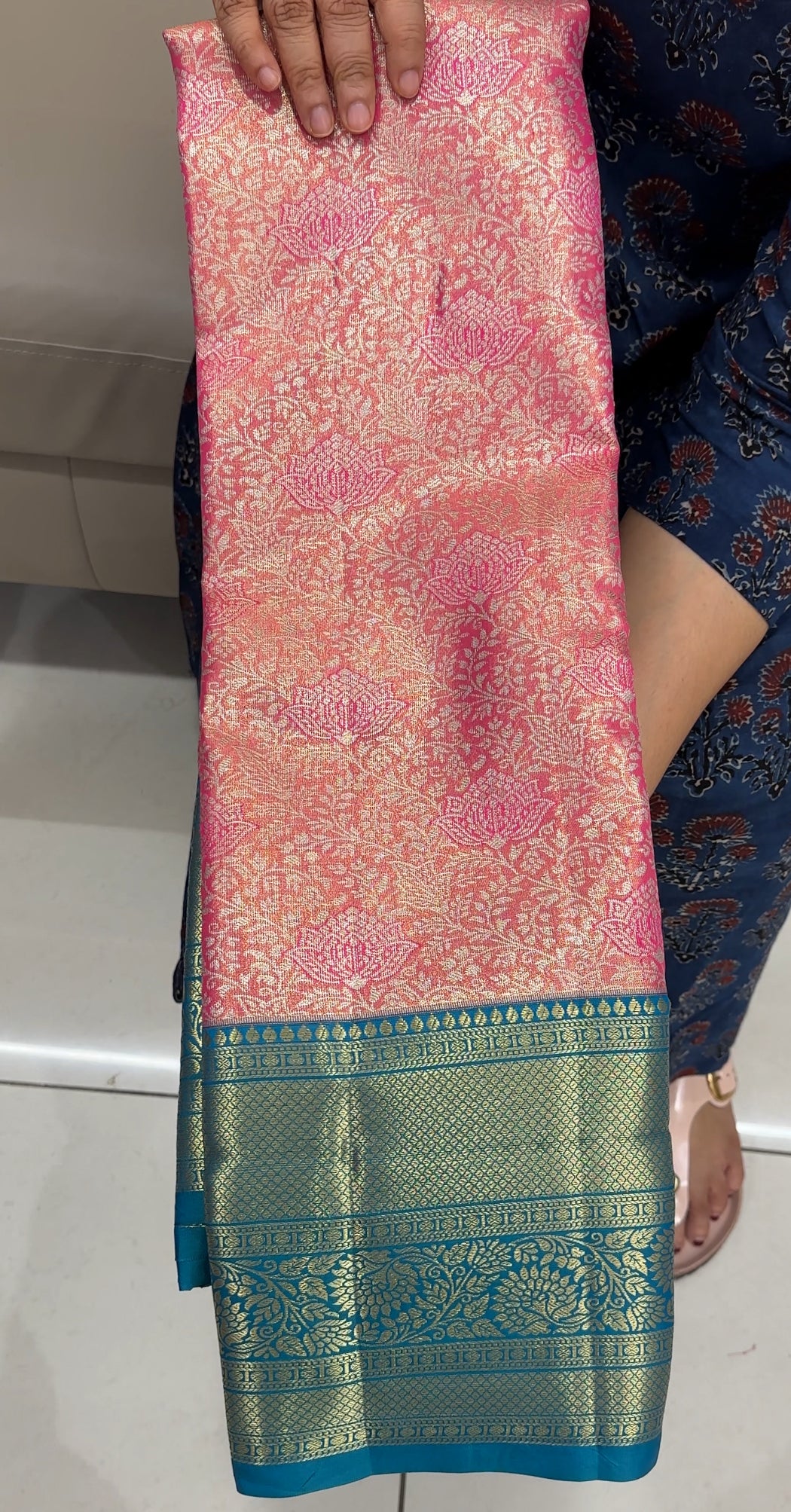 BROCADE KANCHIPURAM SILK SAREES - IHA 26854
