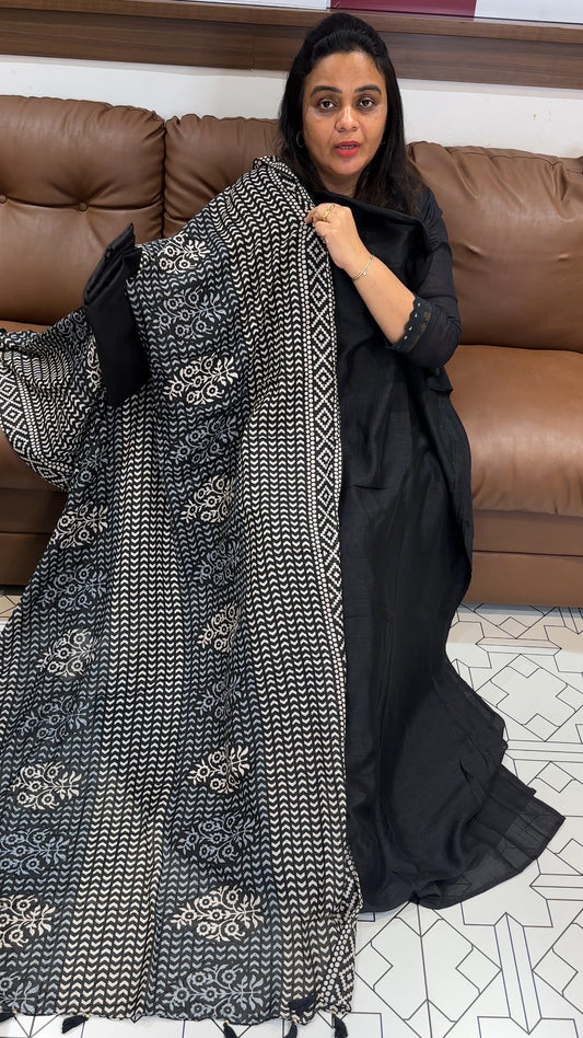 SEMI RAW SILK UNSTITCHED SALWAR SUITS - IHA 27975