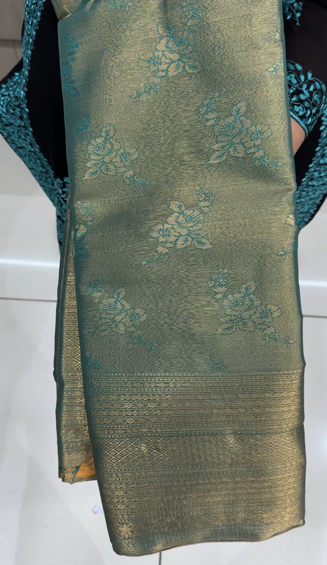 DESIGNER TISSUE KANCHIPURAM SILK SAREES - IHA 26353