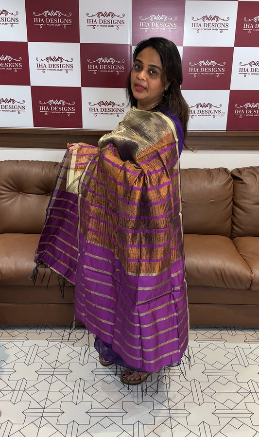 CRUSHED BANARASI DUPATTA - IHA 26229