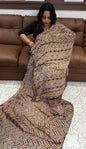 PRINTED SEMI MODAL SILK SAREES - IHA 17611