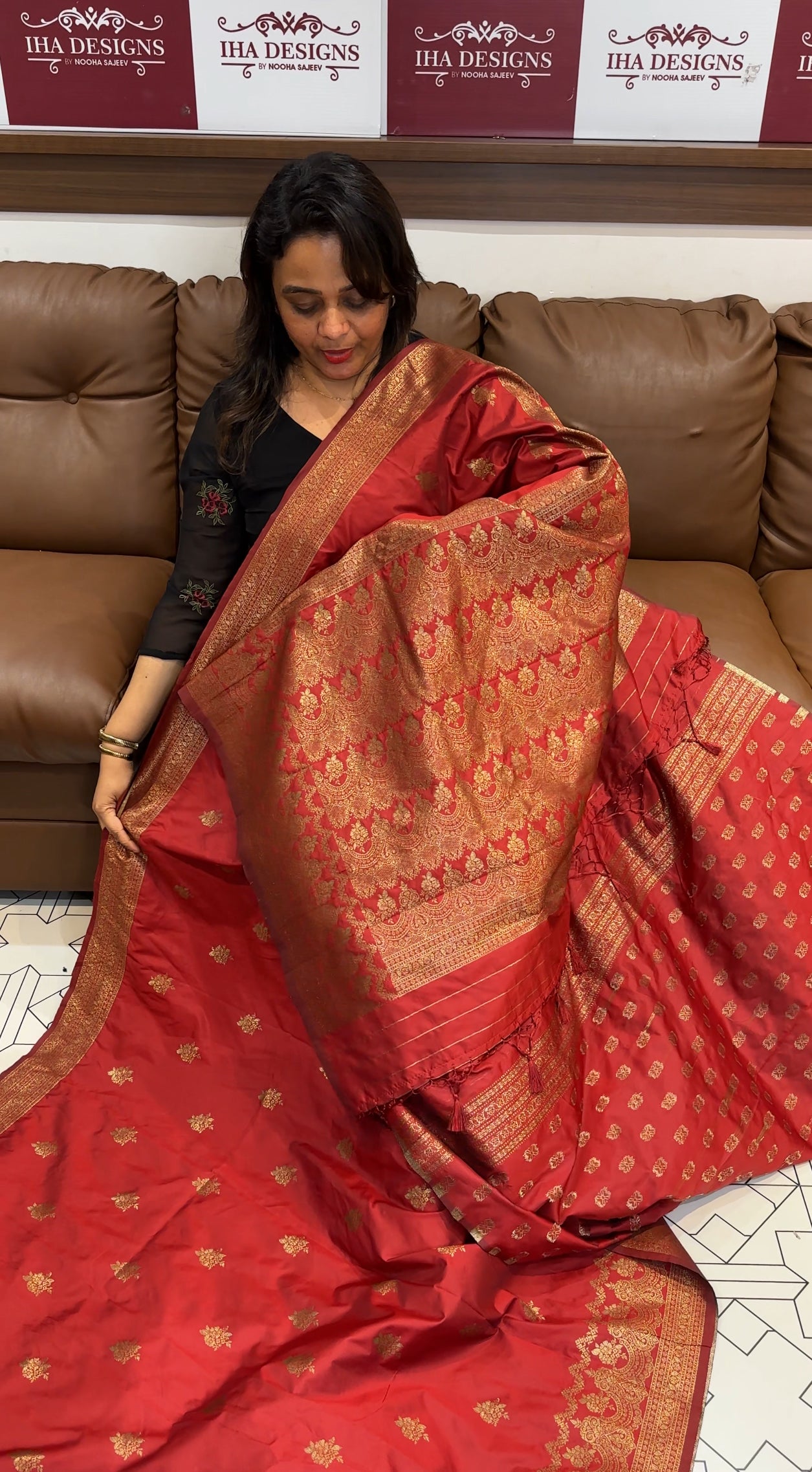 SEMI KATAN SAREES - IHA 24877
