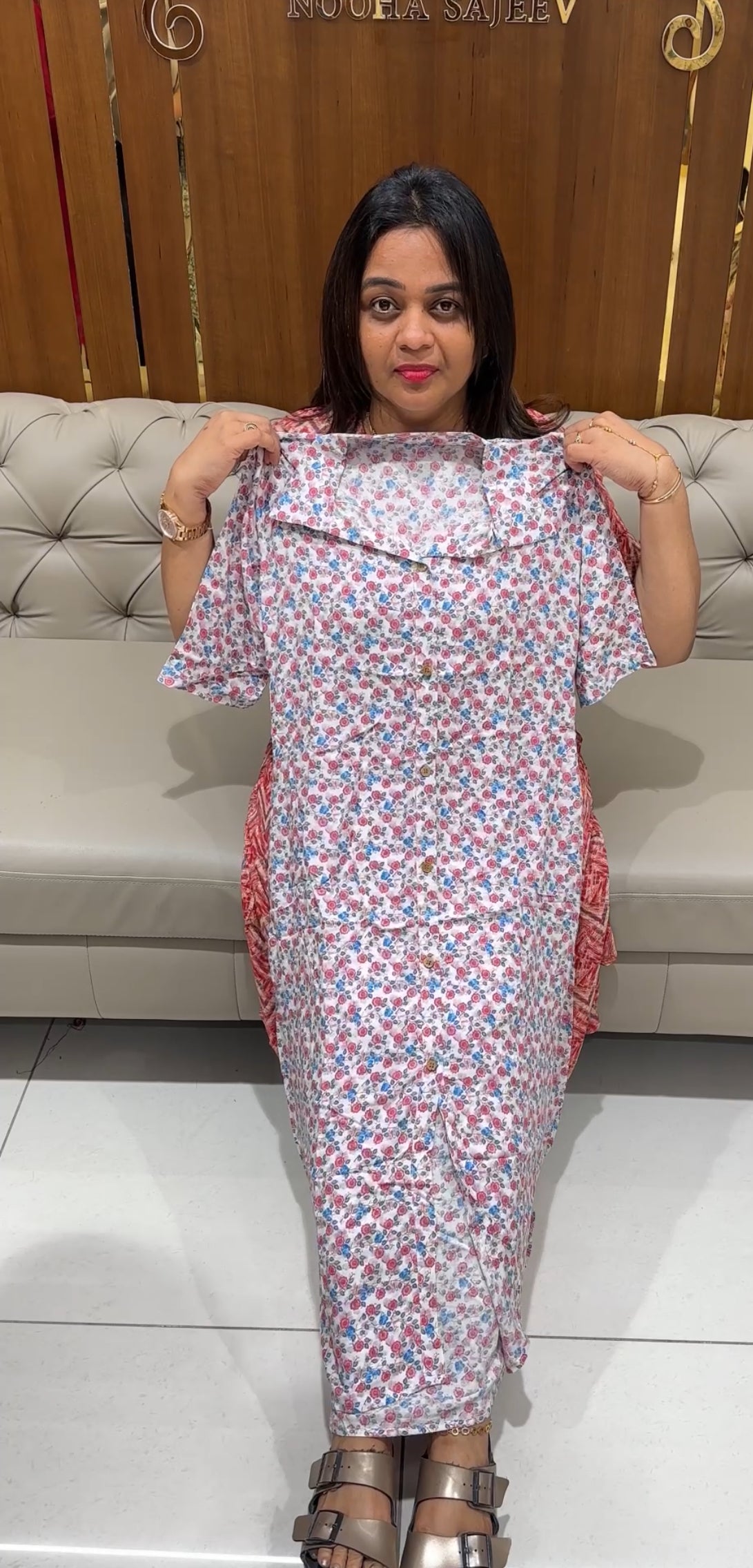 IHA'S IN-HOUSE PRINTED FROCKS - IHA 24424