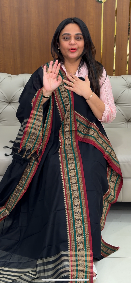 FORWARD HANDLOOM COTTON UNSTITCHED SALWAR SUITS - IHA 29108