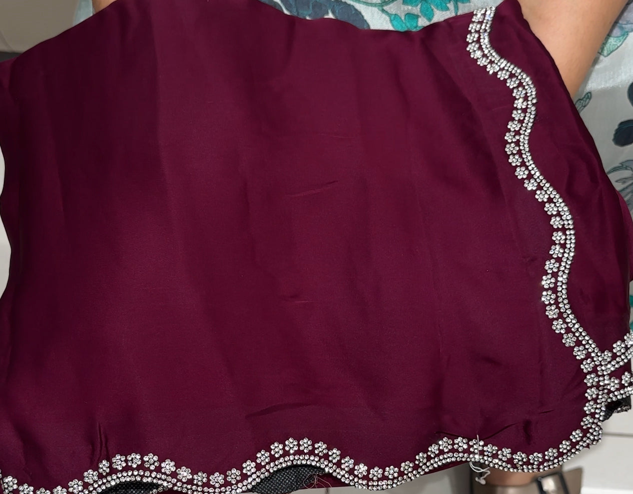 SATIN GEORGETTE SAREES - IHA 24252