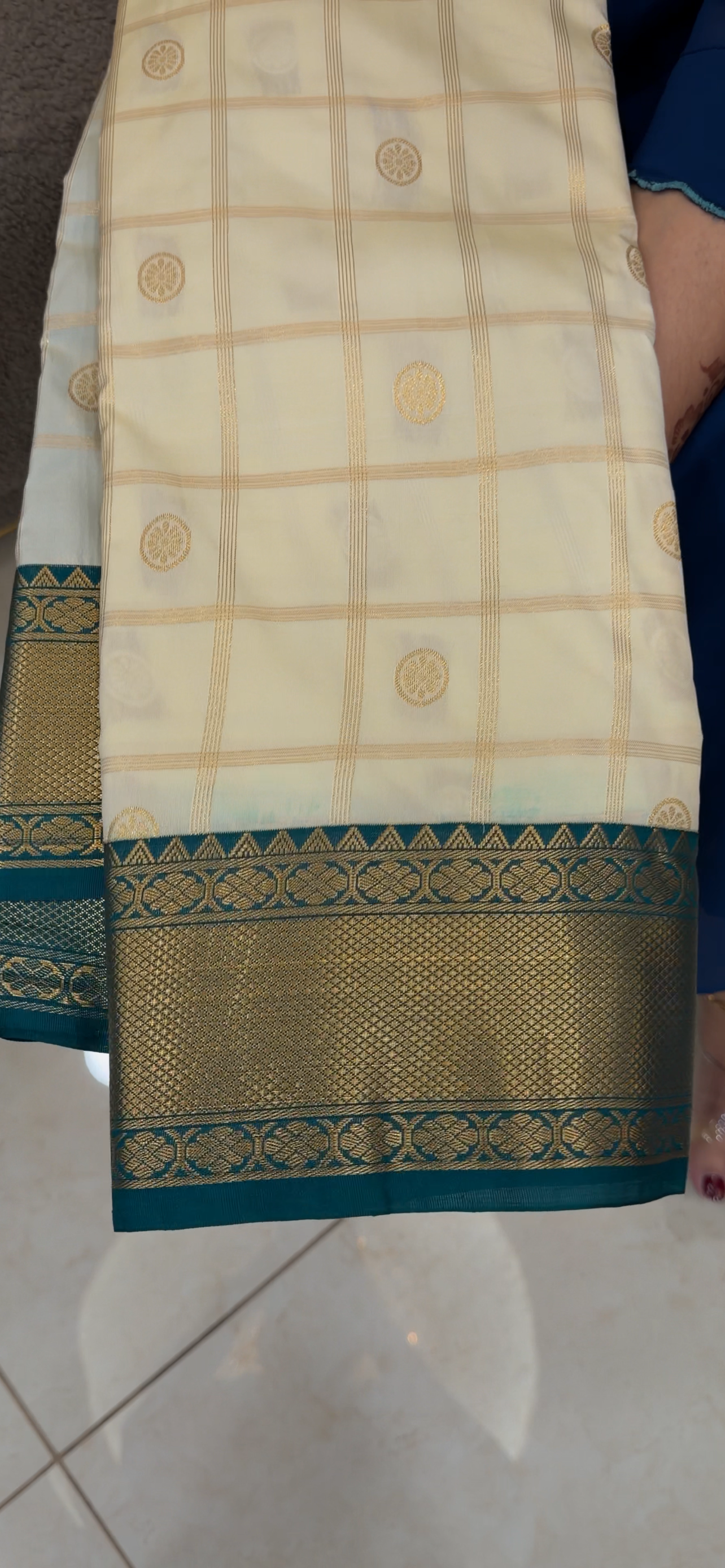 SEMI KANCHIPURAM SAREES -  IHA 33084