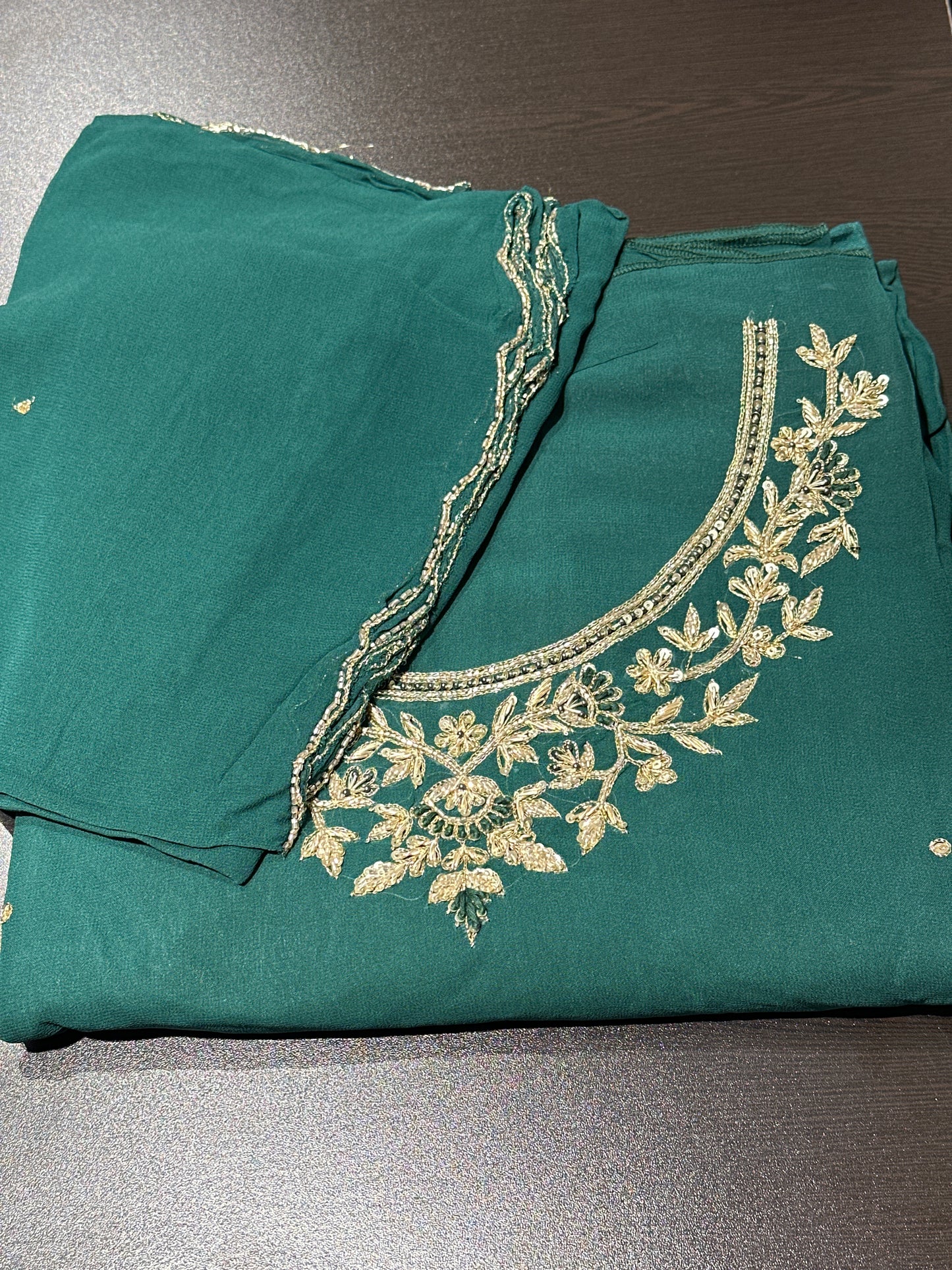 OFFER SALES UNSTITCHED SALWAR SUITS -  IHA 34185