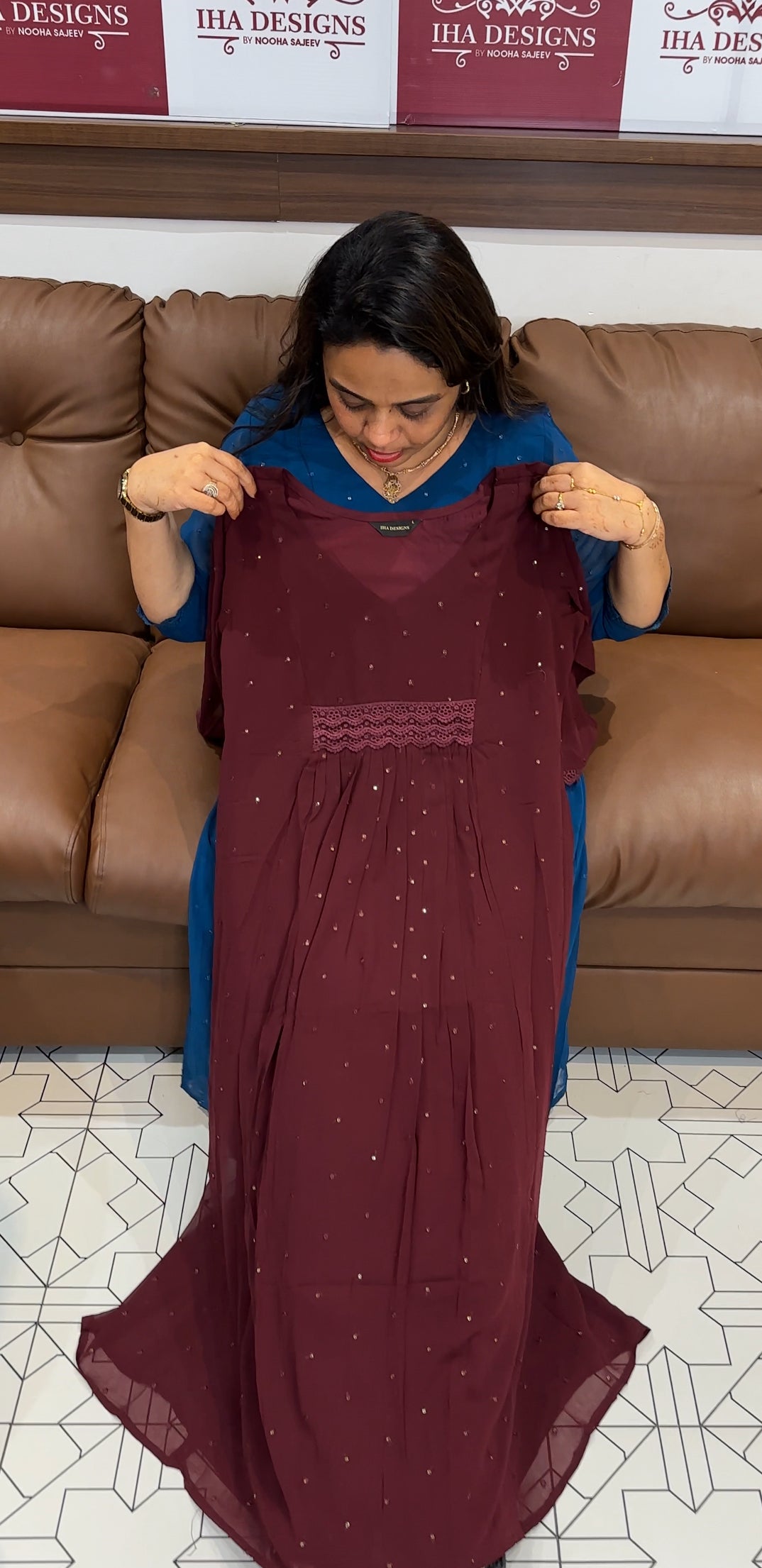 IHA'S IN-HOUSE DESIGNER ALINE TOPS  - IHA 23957