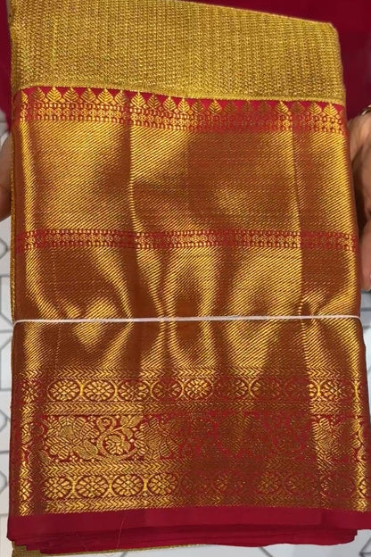 DESIGNER TISSUE KANCHIPURAM SAREES - IHA 18638