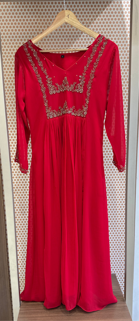 Georgette Handworked Kurtis – Iha Alappuzha Collection – IHA 27135