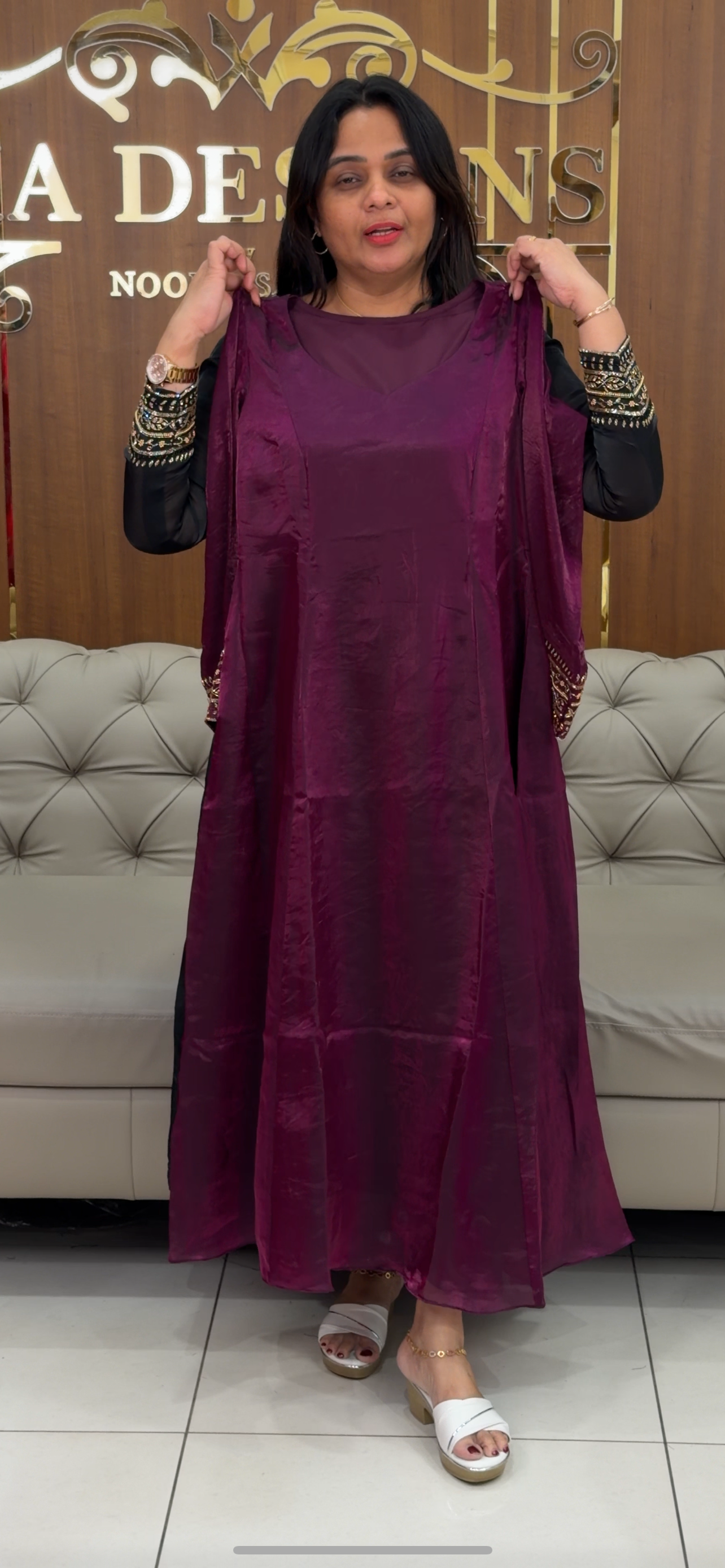 IHA'S IN-HOUSE HAND WORKED SLITTED TOPS - IHA 29088