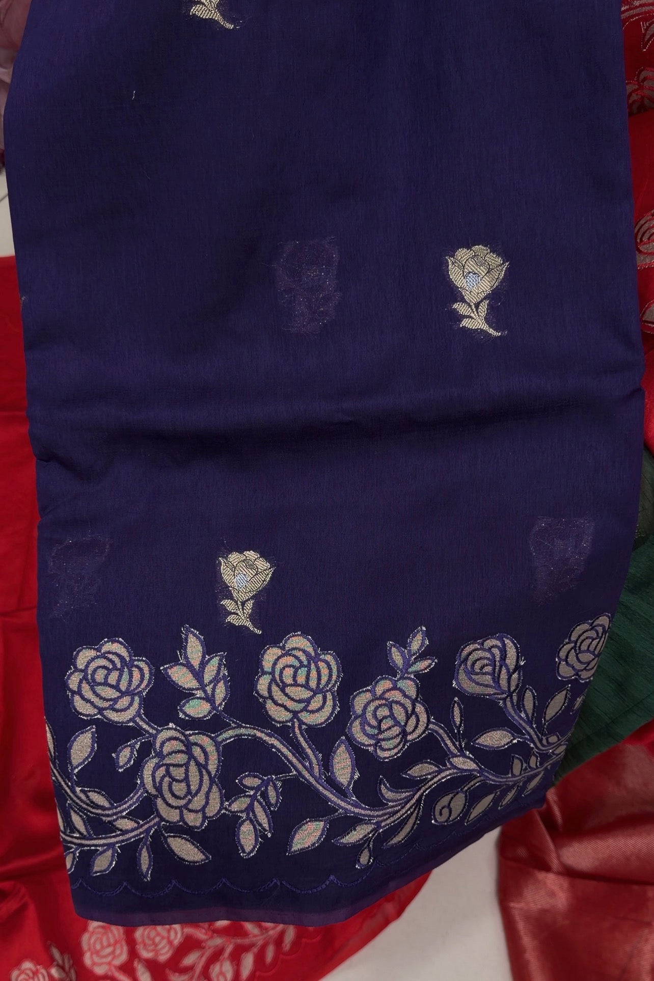 MUL CHANDERI SAREES - IHA 34801