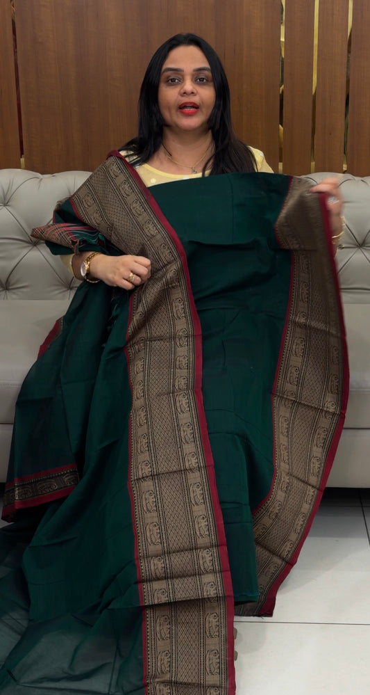 HANDLOOM COTTOM UNSTITCHED SALWAR SUITS - IHA 32001