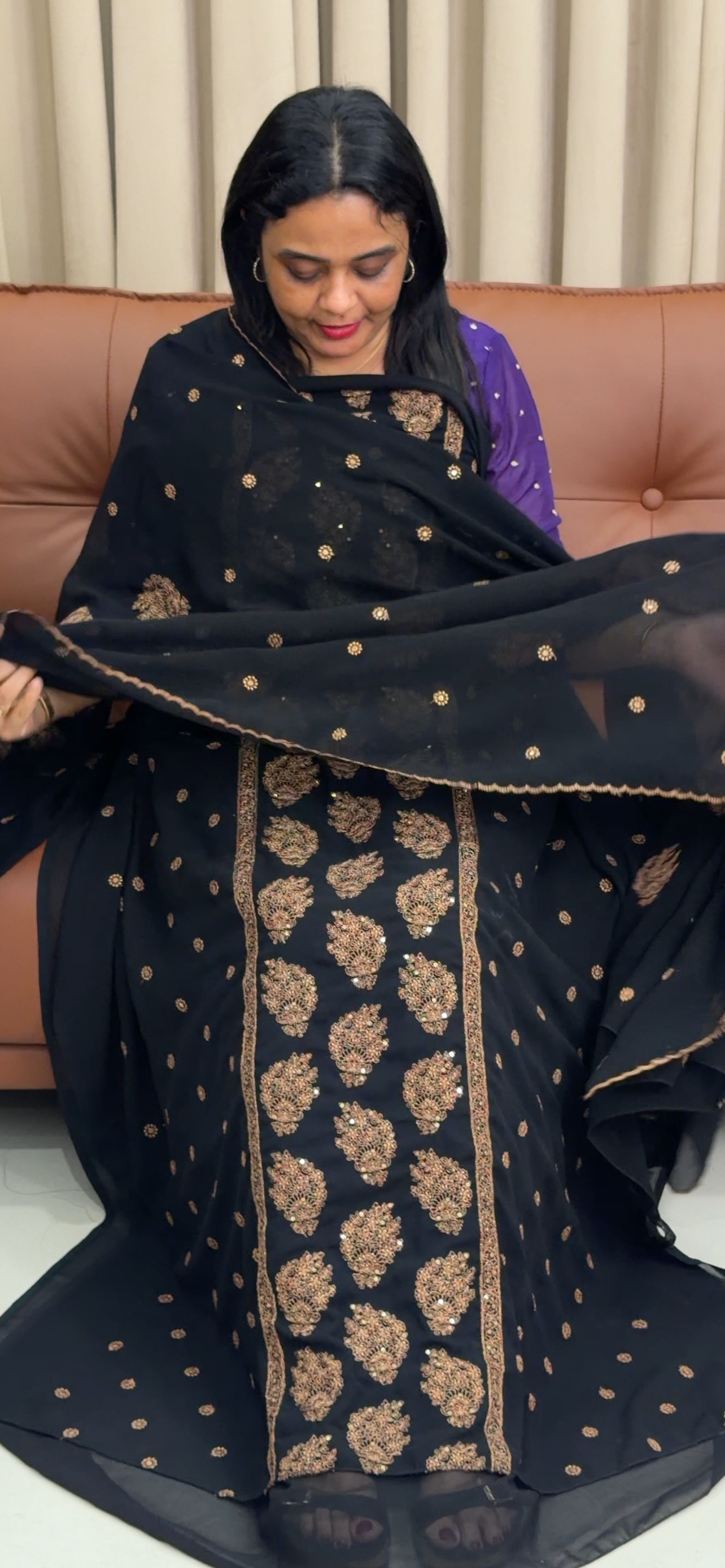 GEORGETTE UNSTITCHED SALWAR SUITS - IHA 33893