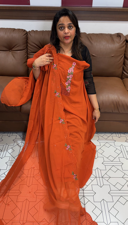DESIGNER UNSTITCHED SALWAR SUITS - IHA 25147