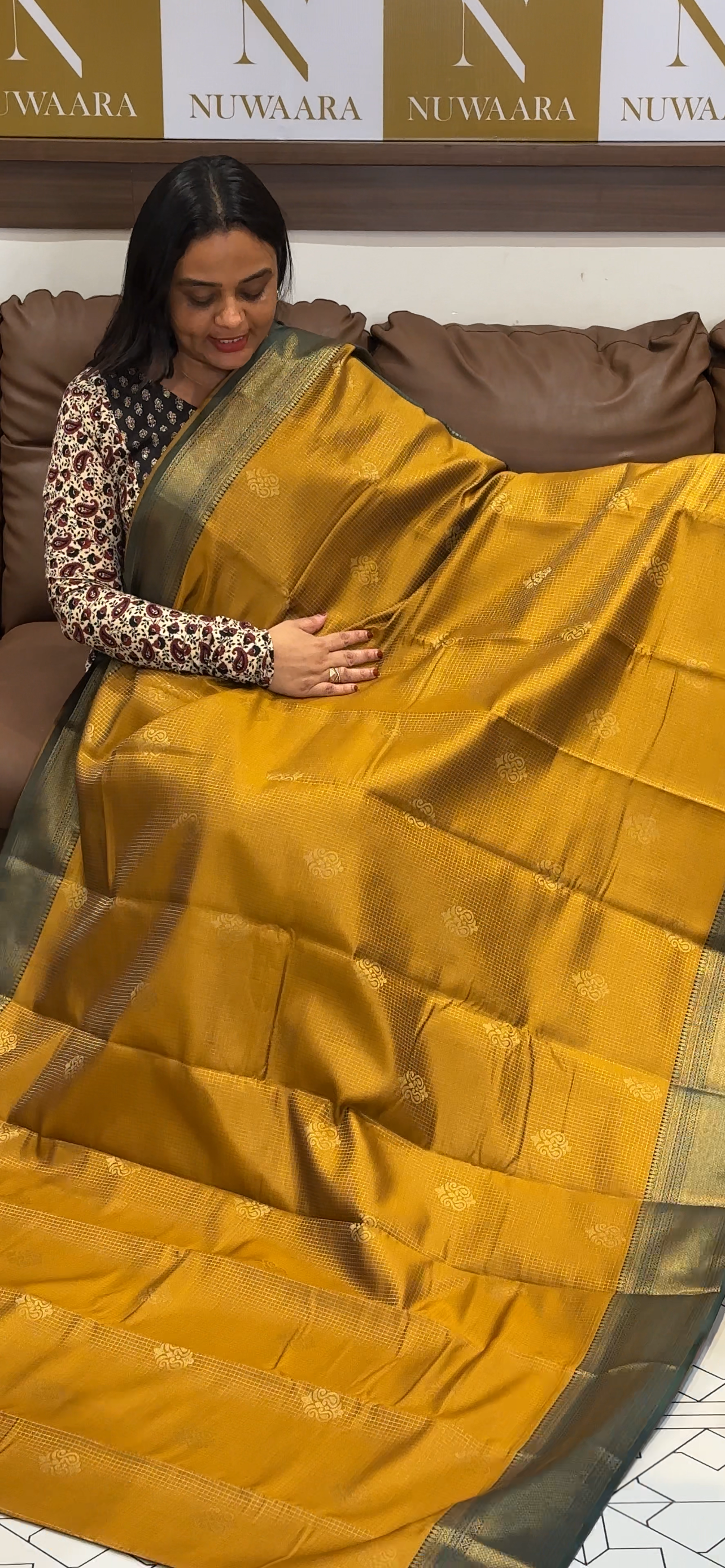 FORWARD SEMI BROCADE SAREES - IHA 31723