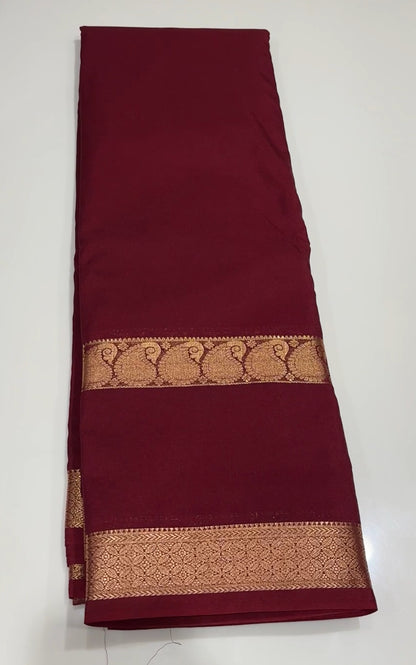 SEMI CRAPE SAREES - IHA 18672