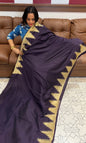 SEMI RAW SILK SAREES - IHA 18526