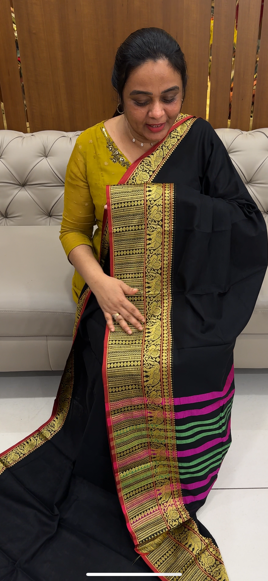 HANDLOOM COTTON SAREES - IHA 28577