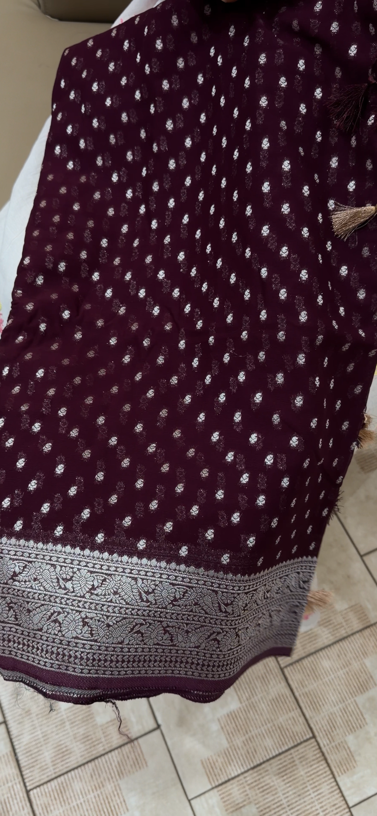 VISCOSE GEORGETTE SAREES - IHA 34531
