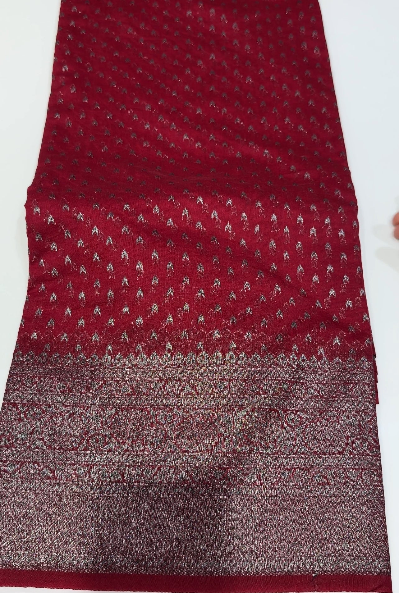 SEMI BANARASI SILK SAREES - IHA 17569