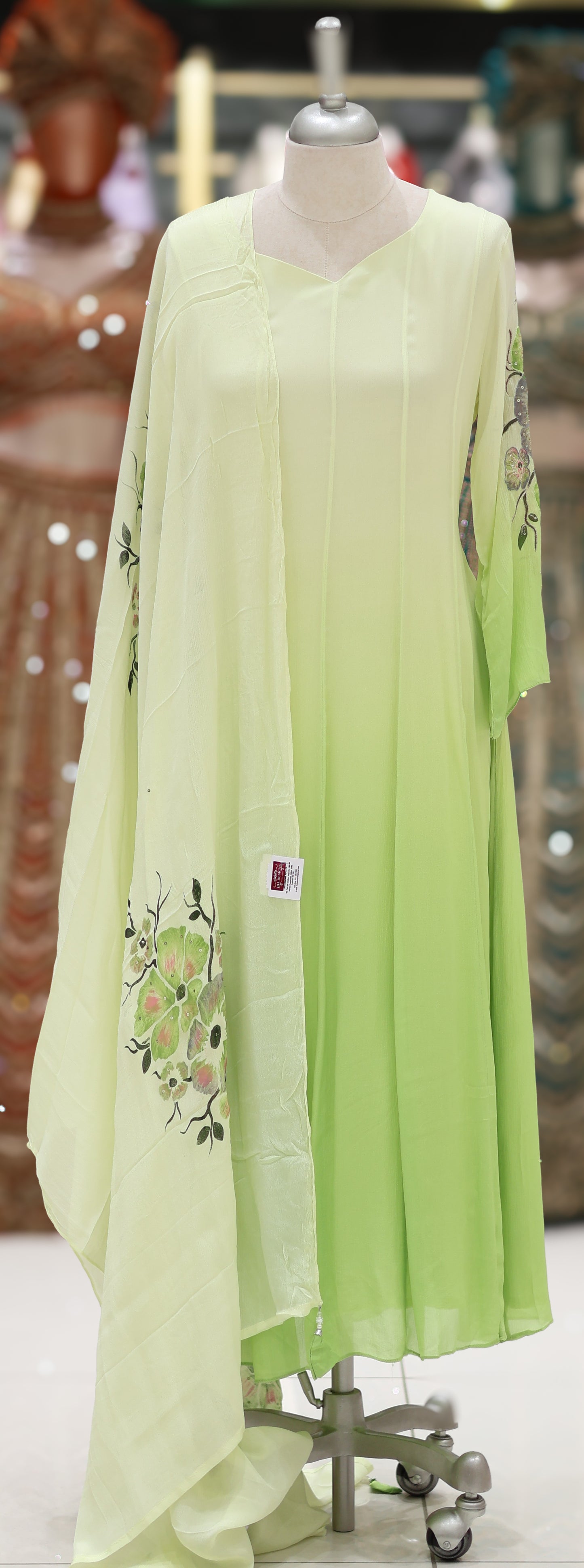 PARTY WEAR TOP,BOTTOM AND DUPATTA - IHA 26791