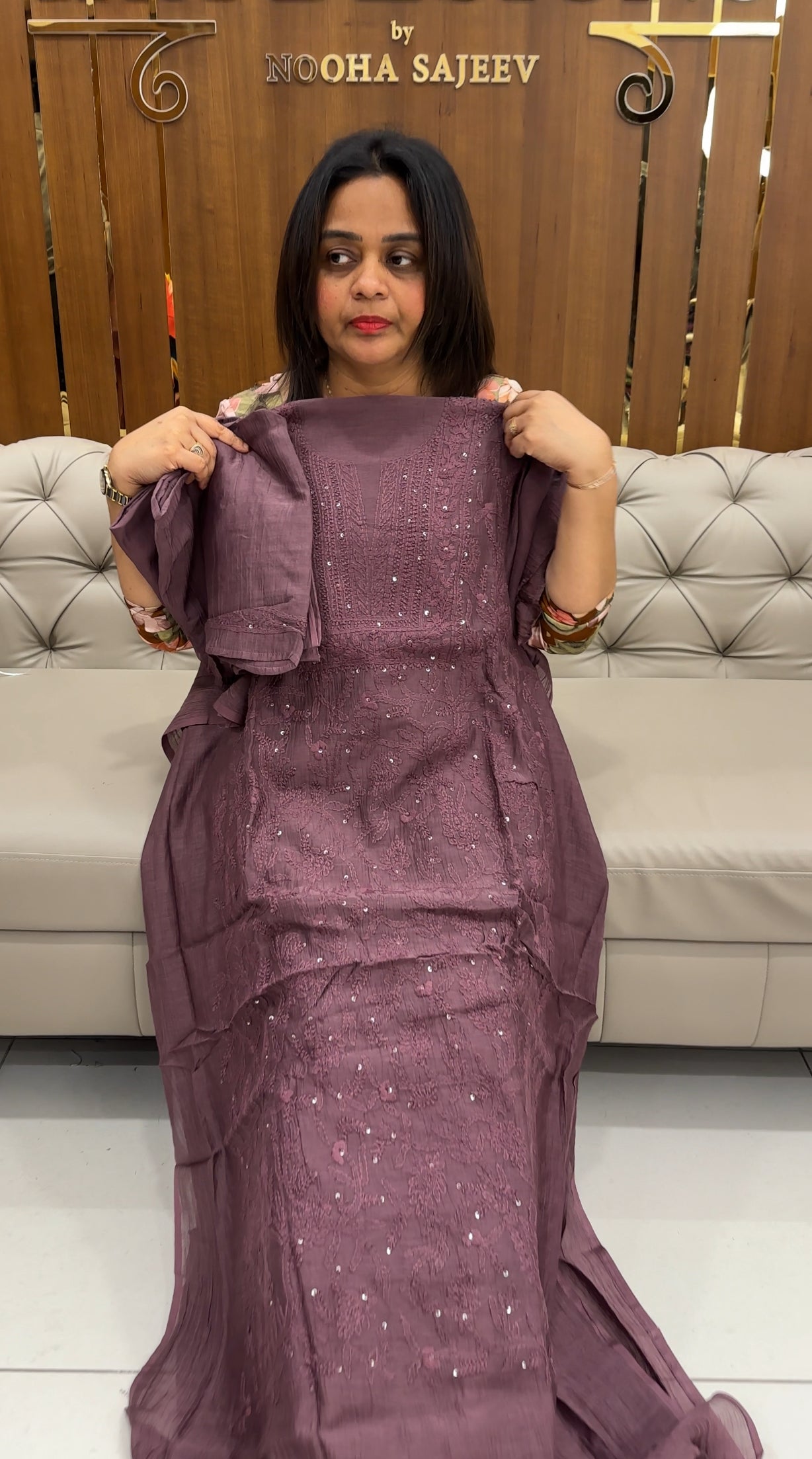 MUL CHANDERI UNSTITCHED SALWAR SUITS - IHA 25330
