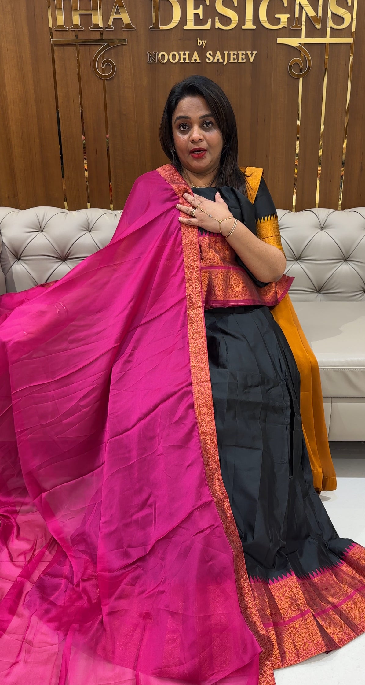FORWARD SEMI STITCHED DAVANI SETS - IHA 24999