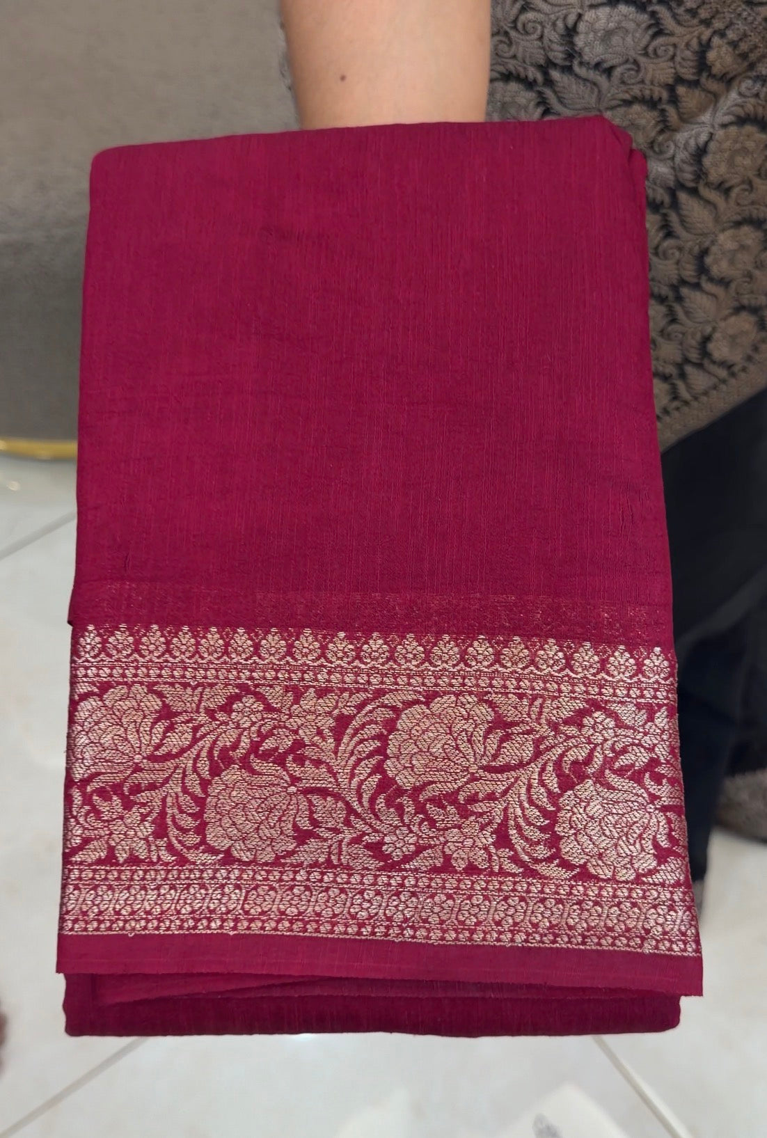 SEMI BANARASI SAREES - IHA 33214