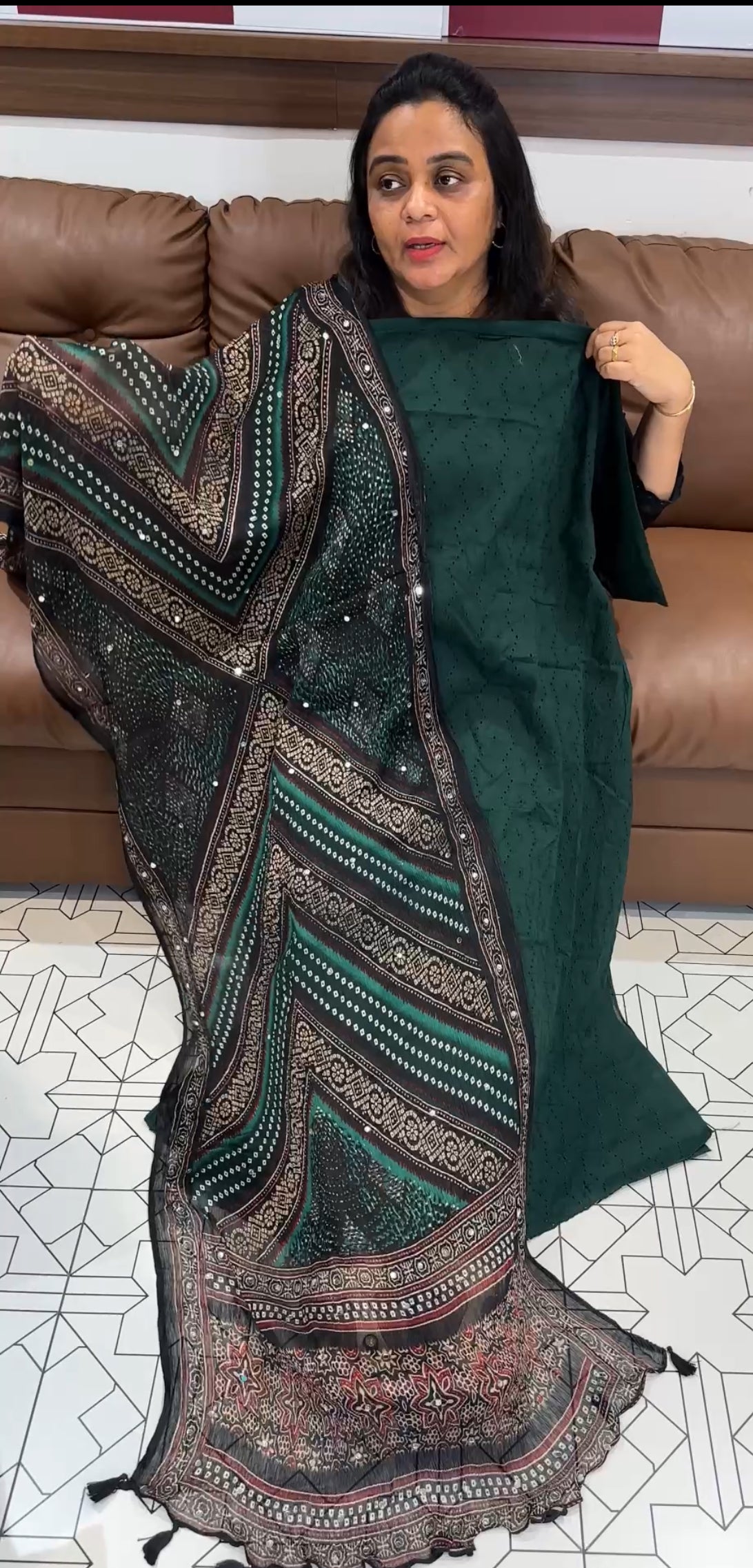 COTTON HAKOBA UNSTITCHED SALWAR SUITS - IHA 27916