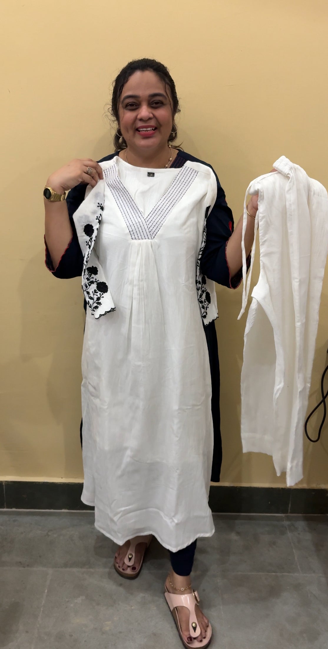 CRUSHED COTTON TOP,BOTTOM AND DUPATTA -IHA 26987