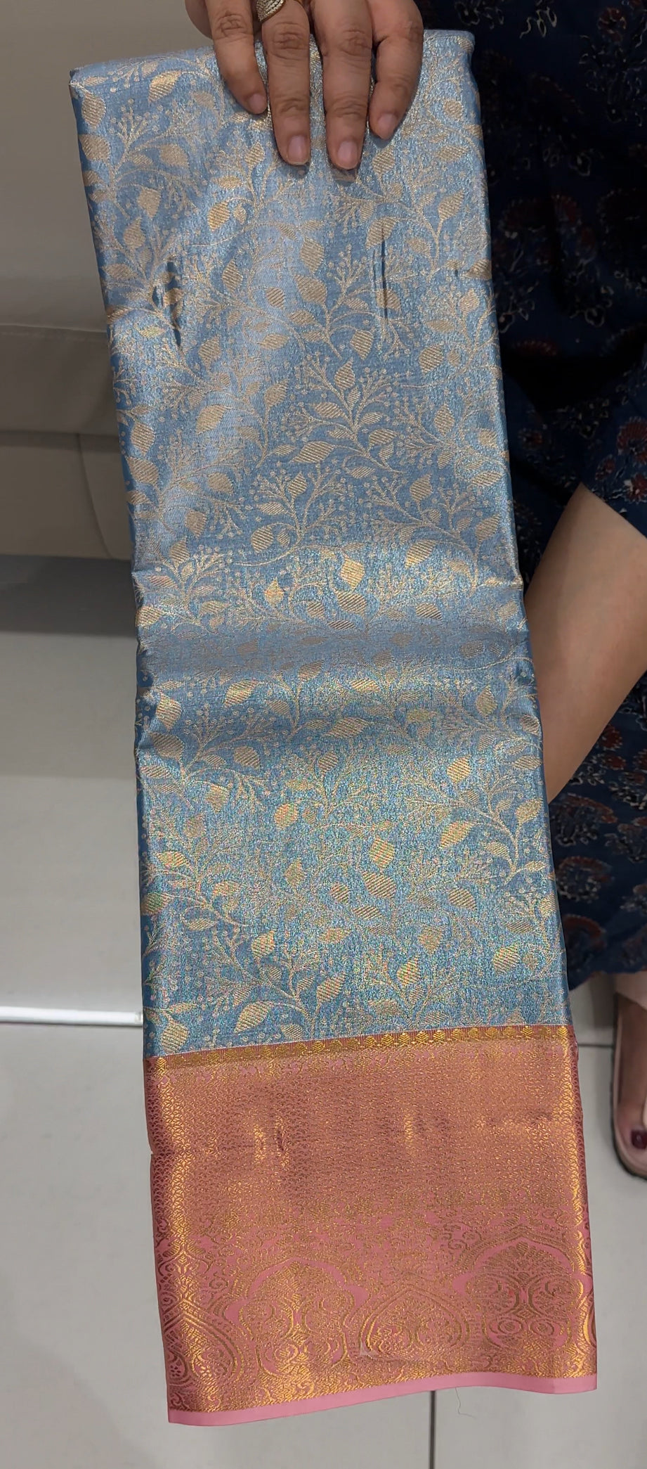 BROCADE KANCHIPURAM SILK SAREES - IHA 26854
