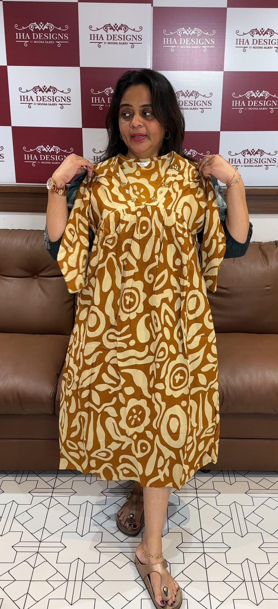 PRINTED COTTON FROCKS - IHA 26438