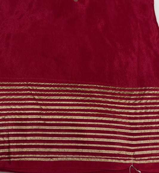 SEMI BANARASI SAREES - IHA 17455